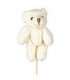 OURS EN PELUCHE BEIGE PIQUE H50CM/25P