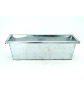 ZINC-JARDINIERE 40X15 H13CM/1P