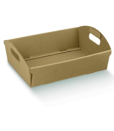 CAISSE CARTON + POIGNEE 32X22 H08.5CM/1P