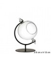 VERRE BOULE avec SUP.FER 08 H12CM /1P