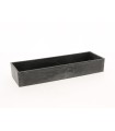 JARDINIERE POLY.NOIR 32X10.5CM H05CM/1P