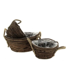 COUPE OSIER BRUT ANSE CORDE SET 3P