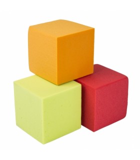 MOUSSE COULEUR OASIS CUBE 10cm/ 3p