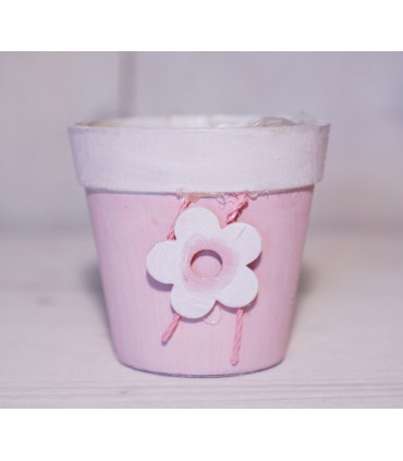 C.POT BOIS + FLEUR 010 H8.8CM /1P