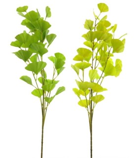 FEUILLE DE GINGKO H91CM la pièce