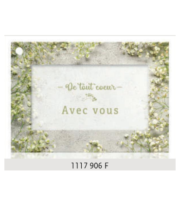 JESO CARTE "FLEUR DE FLEUR" /10P