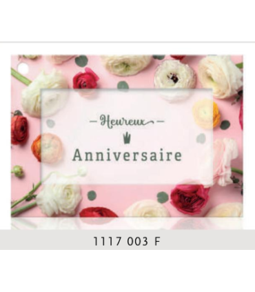 JESO CARTE "FLEUR DE FLEUR" /10P