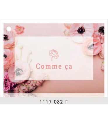 JESO CARTE "FLEUR DE FLEUR" /10P