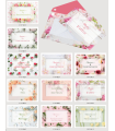 JESO CARTE "FLEUR DE FLEUR" /10P