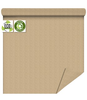PAPIER KRAFT UNI FOND RECYCLE NATURE 80CM X 120M