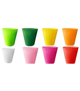 MANCHETTE CACHE POT UNIE 12 cm/ pce