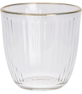 VERRE A BOIRE BORD OR 295ML les 6P