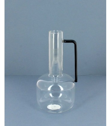 VERRE CARAFE+POIGNEE NOIR 010 H20CM pièce
