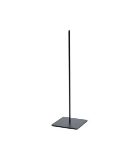 SUPPORT FER NOIR 9x9 H30CM pièce