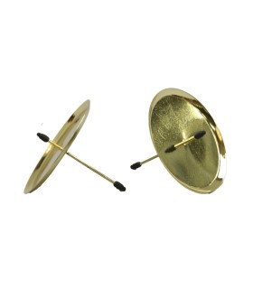 PIQUE PORTE-BOUGIE METAL 70MM les 4P