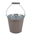 ZINC-SEAU LOSANGE 012 H10CM à la pièce