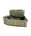 COEUR OSIER GRIS A GARNIR SET 2P