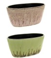 JARDINIERE ORCHIDEE DOUBLE 32x15 H15CM /2P