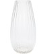 VERRE VASE BOMBÉ H30CM /6P