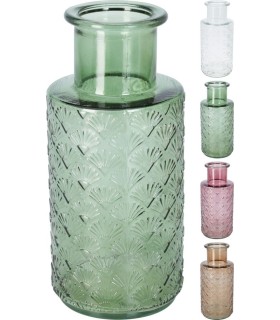 VERRE VASE BOUTEILLE Ass/4P