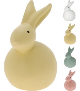 LAPIN PORCELAINE COULEUR Ass.4 les 12P