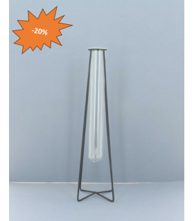 SOLIFOR SUR SUPPORT FER NOIR 03.5 H25CM les 6P