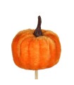 CITROUILLE VELOURS SUR PIQUE 08CM les 25P