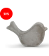OISEAU CIMENT GRIS A POSER H2.5CM/6P