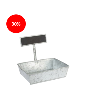 ZINC-COUPE PLATE + PIQUE ARDOISE /1P