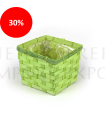 C.POT BAMBOU couleur 10.5X10.5 H08CM/8P