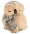 HIBOU VERNIS MARBRE H09CM les 6P