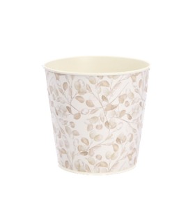 ZINC-POT LUNARIA BEIGE 013 H12.5CM les 12P