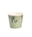 ZINC-POT VERT BOULES NOEL 08 H7CM  les 20P