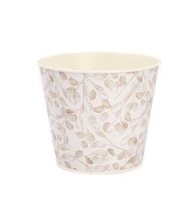ZINC-POT LUNARIA BEIGE 016 H13.5CM les 10P