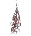 FEUILLE MINI FERN ROUGE 99CM A SUSP.à la pièce