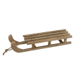 LUGE BOIS AVEC CORDE PM 46.5CM à la pièce