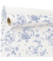 PAPIER KRAFT IMPRIME fond brun 80 cm x 40M
