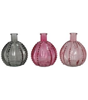 VERRE BOUTEILLE LEK Ass.3 010 H12CM /6P