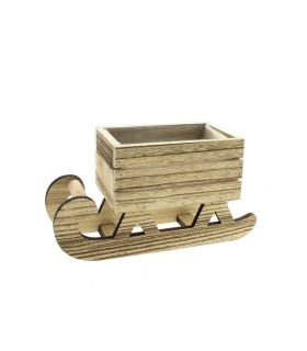 TRAINEAU EN BOIS 7x7 H6.5CM les 5P