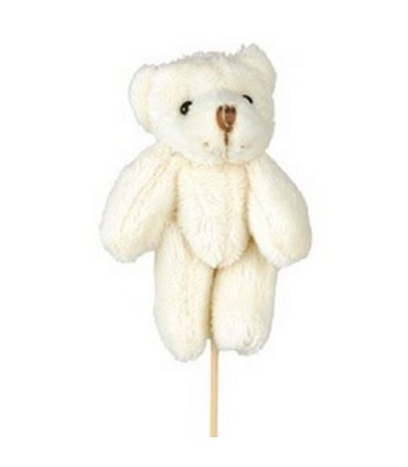 OURS EN PELUCHE BEIGE PIQUE H50CM/25P