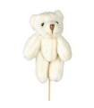 OURS EN PELUCHE BEIGE PIQUE H50CM/25P
