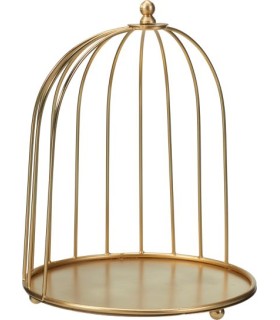 DEMI CAGE OR H26CM les 2P
