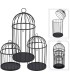 CAGE A OISEAU NOIR SET 3P 