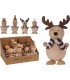 FIGURINE DE NOEL BOIS les 12P