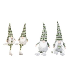 GNOME VERT ASSIS H70CM Assorti.2P