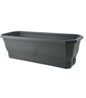 JARDINIERE MILLESIA avec SOUCOUPE couleur 30CM 