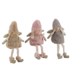 ANGE PELUCHE ASSIS H27CM les 3 pièces