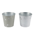 ZINC-POT ETOILE 021 H18CM les 8P