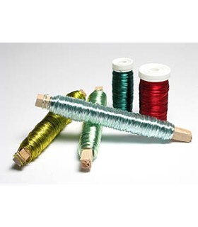 FIL ALU LAQUE couleur 0.50mm x 050M / 100gr