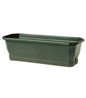 JARDINIERE MILLESIA avec SOUCOUPE 40X18 H15CM/1P 